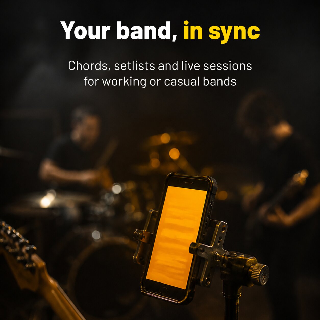 BandSync app — Your band, in sync