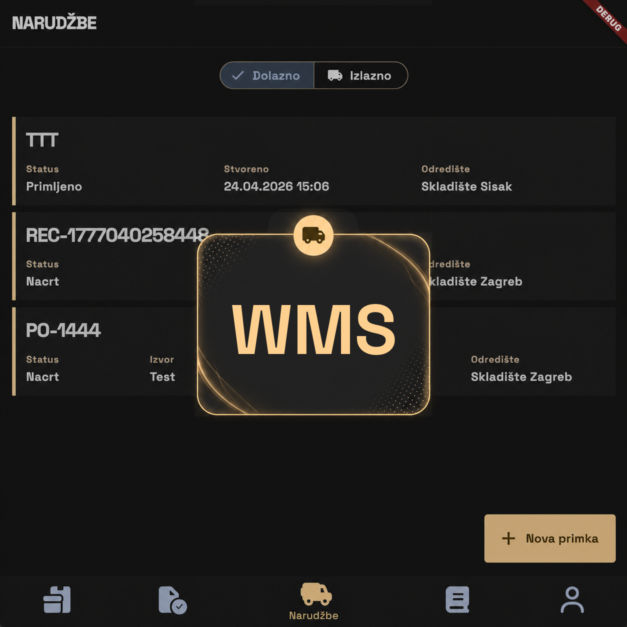 WMS - Warehouse Management System screenshot